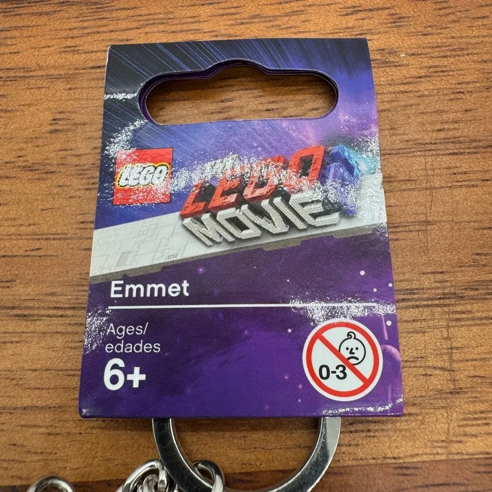 LEGO 853867 Emmet The Lego Movie 2 Keychain/Keyring - Brand New With Tag